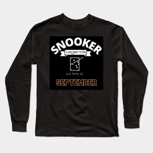 Snooker legends t-shirt special gift for her or him Long Sleeve T-Shirt